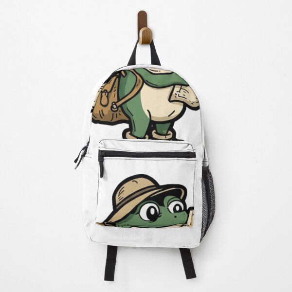 Item preview, Cute Adventurer Frog - Whimsical Travel Hiking  designed and sold by Aspecthub.