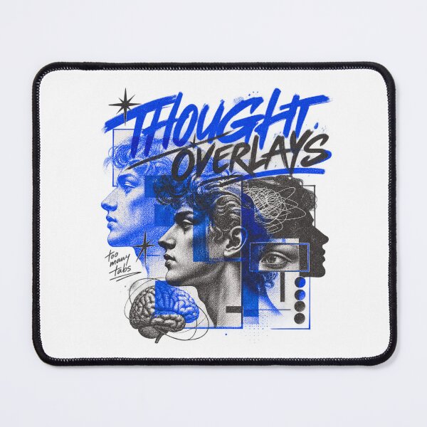 Item preview, Thought Overlays Conceptual Human Profile Overprint Art designed and sold by Mdozet.
