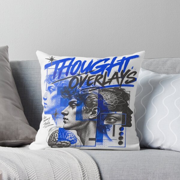Item preview, Thought Overlays Conceptual Human Profile Overprint Art designed and sold by Mdozet.