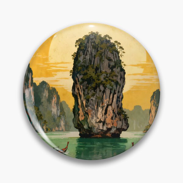 Item preview, Phang Nga Bay Thailand National Park Poster designed and sold by Spirit of Siam.