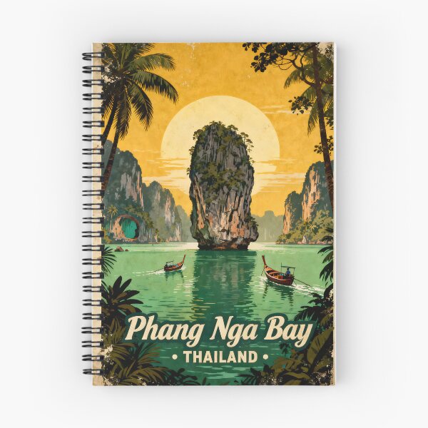 Item preview, Phang Nga Bay Thailand National Park Poster designed and sold by Spirit of Siam.