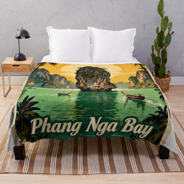 Item preview, Phang Nga Bay Thailand National Park Poster designed and sold by Spirit of Siam.
