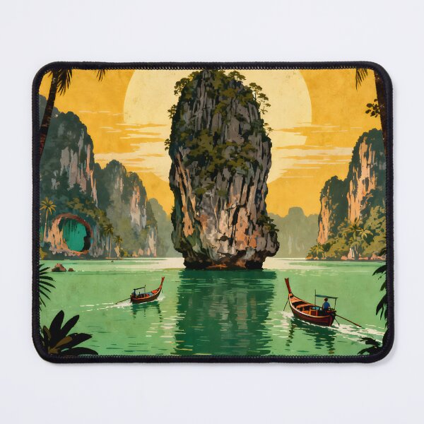 Item preview, Phang Nga Bay Thailand National Park Poster designed and sold by Spirit of Siam.