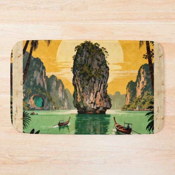 Item preview, Phang Nga Bay Thailand National Park Poster designed and sold by Spirit of Siam.