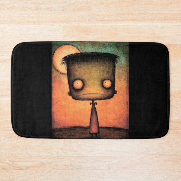 Item preview, Frankenstein's Monster and the Moon. Halloween. designed and sold by MagelliShop.