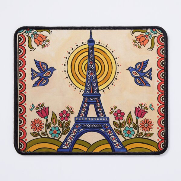 Item preview, eiffel tower folk art designed and sold by 123ks.