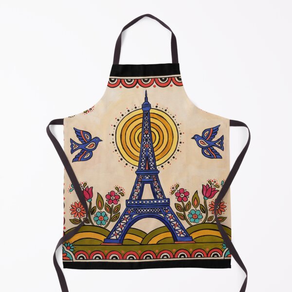 Item preview, eiffel tower folk art designed and sold by 123ks.
