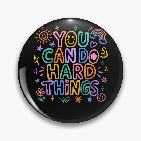Item preview, You Can Do Hard Things Doodle Teacher Motivational designed and sold by ripgoatclothing.