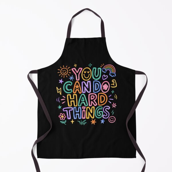 Item preview, You Can Do Hard Things Doodle Teacher Motivational designed and sold by ripgoatclothing.