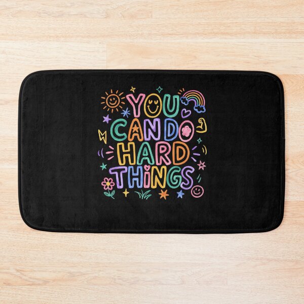 Item preview, You Can Do Hard Things Doodle Teacher Motivational designed and sold by ripgoatclothing.