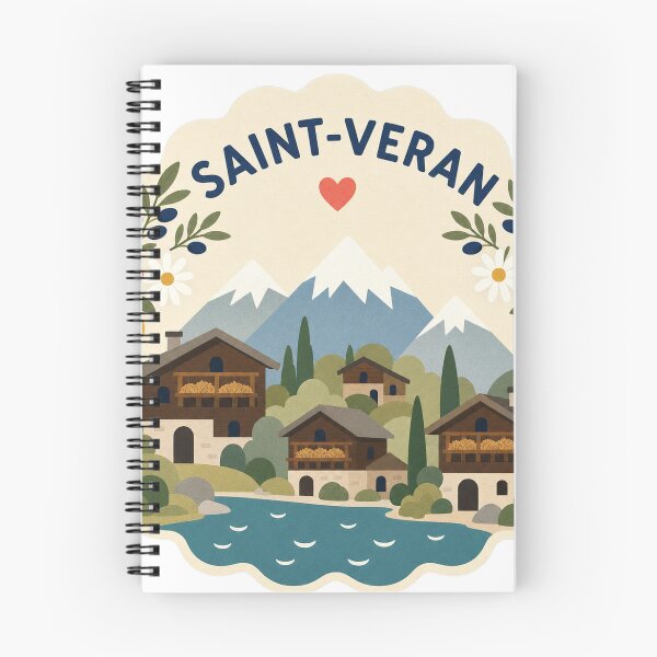 Item preview, Saint-Veran France Travel Souvenir Modern Folk Art designed and sold by VisualArtsOasis.