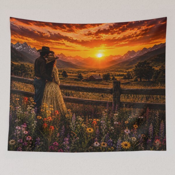 Item preview, Where the Wildflowers Meet the Sunset designed and sold by The Cutting Room.