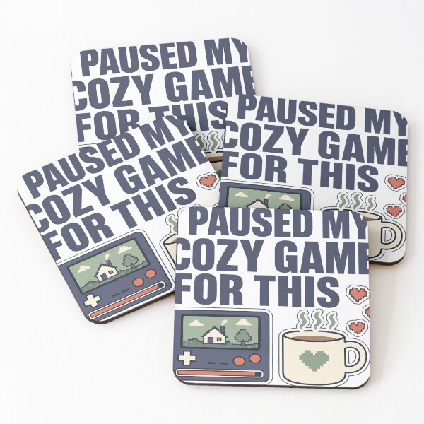Item preview, I Paused My Cozy Game For This - Funny Gamer Shirt designed and sold by Art&Fun.