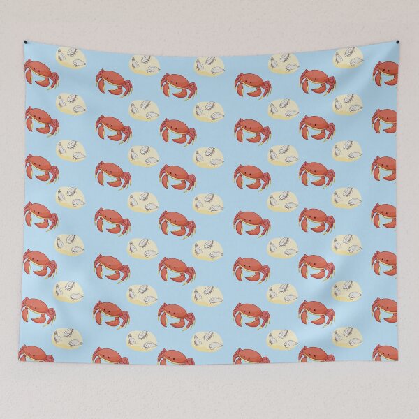 Item preview, Crabs and Beach (pattern) designed and sold by Can-See-Zee.