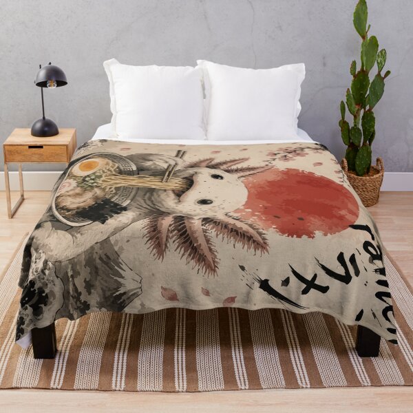 Item preview, Axolotl Ramen Sumie Japanese Vintage designed and sold by TomFrontierArt.