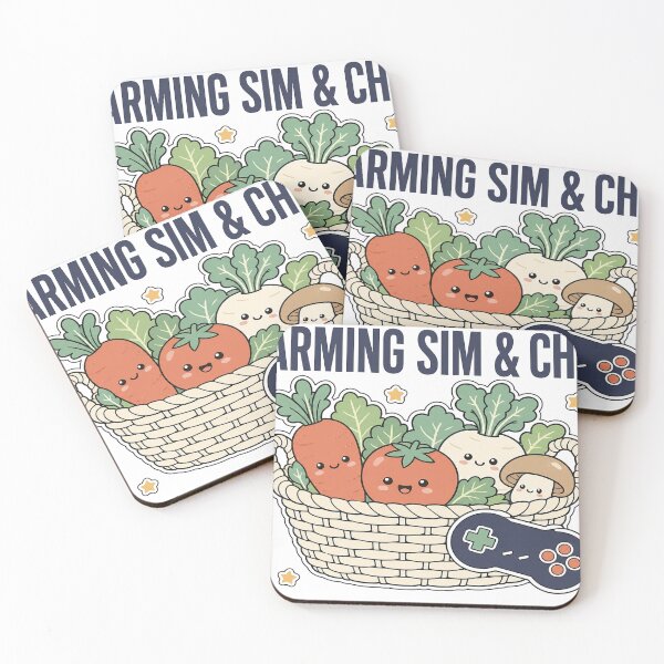 Item preview, Farming Sim & Chill - Cute Gamer Shirt designed and sold by Art&Fun.