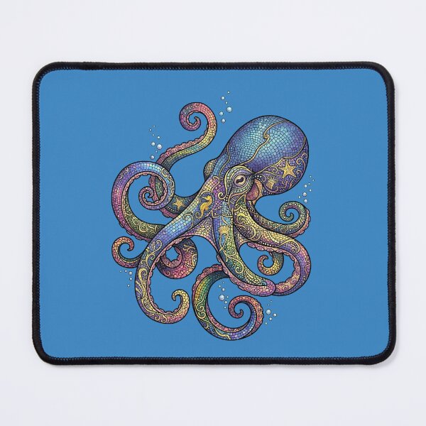 Item preview, OCTOPUS, OCEAN ART, MARINE LIFE, SEA CREATURE, BOHO ART, BOHEMIAN DESIGN designed and sold by classic car craze.