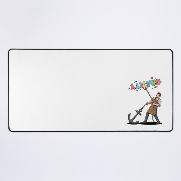 Item preview, Anchoring Gravity Funny Physics Literal Humor Art designed and sold by Rare By Hero.