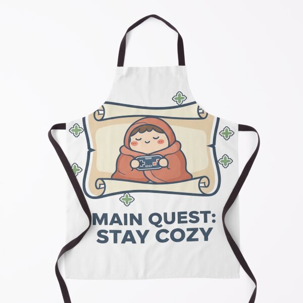 Item preview, Main Quest: Stay Cozy - RPG Gamer Shirt designed and sold by Art&Fun.