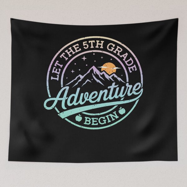 Item preview, Let The 5Th Grade Adventure Begin Retro First Day Of School designed and sold by ripgoatclothing.