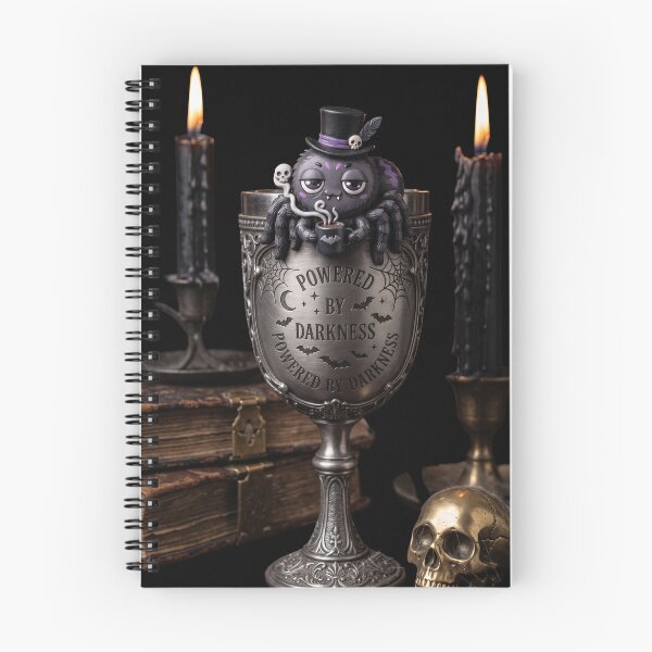 Item preview, Powered by Darkness Cute Goth Spider Chalice designed and sold by EnigmaticGoth.