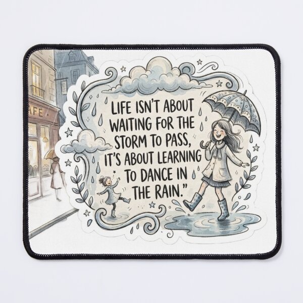 Item preview, Rainy Season Sticker designed and sold by DreamRunArt.