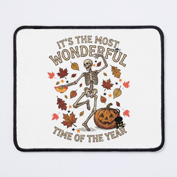 Item preview, Vintage design of a dancing skeleton for Halloween, the most wonderful time of the year designed and sold by VibranPalette.