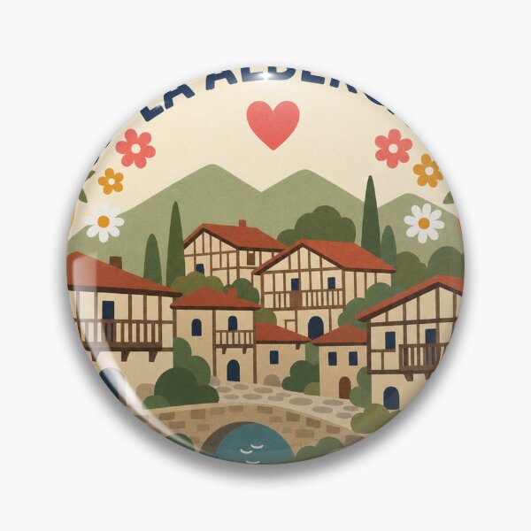 Item preview, La Alberca Spain Travel Souvenir Modern Folk Art designed and sold by VisualArtsOasis.