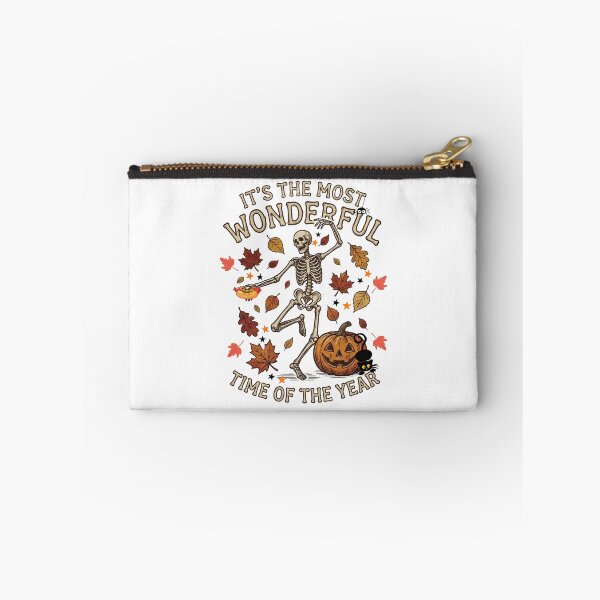 Item preview, Vintage design of a dancing skeleton for Halloween, the most wonderful time of the year designed and sold by VibranPalette.