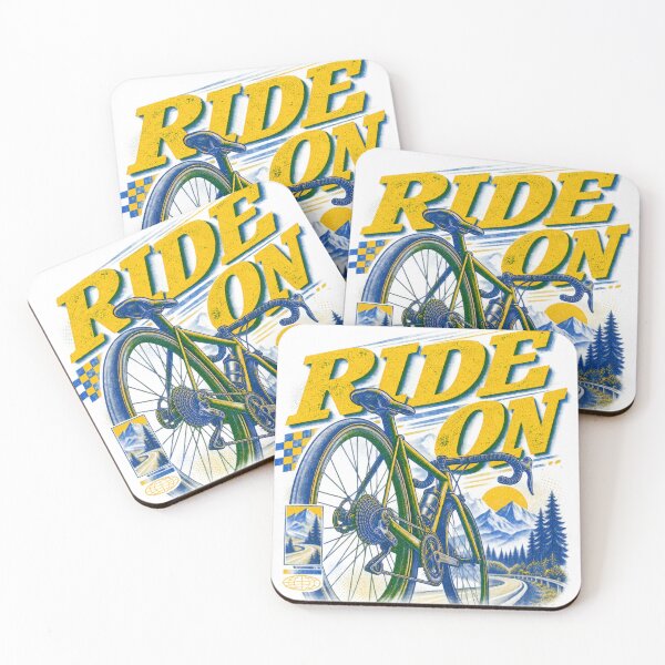 Item preview, Ride On Vintage Road Bicycle Mechanics Overprint Art designed and sold by Mdozet.
