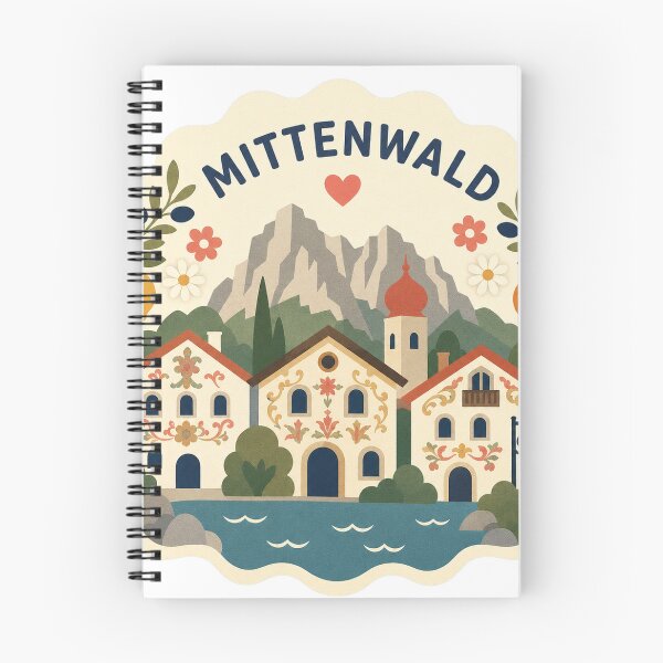 Item preview, Mittenwald Germany Travel Souvenir Modern Folk Art designed and sold by VisualArtsOasis.