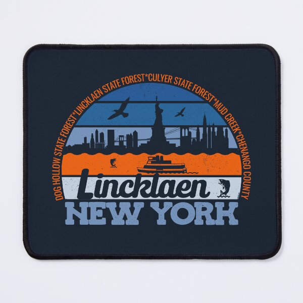 Item preview, Lincklaen New York Sunset Retro Vintage Local Pride Logo designed and sold by CRHPOD20.
