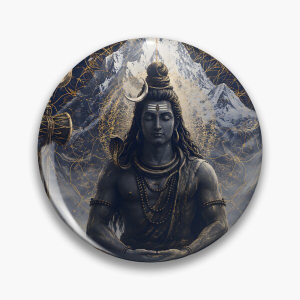 Item preview, Shiva Meditation Trishul Sacred Art designed and sold by hutofdesigns.