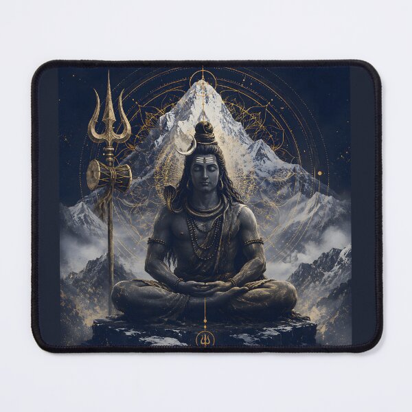 Item preview, Shiva Meditation Trishul Sacred Art designed and sold by hutofdesigns.