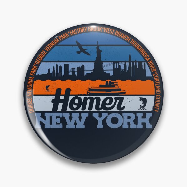 Item preview, Homer New York Sunset Retro Vintage Local Pride Logo designed and sold by CRHPOD20.