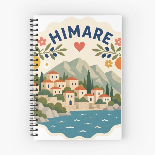 Item preview, Himare Albania Travel Souvenir Modern Folk Art designed and sold by VisualArtsOasis.