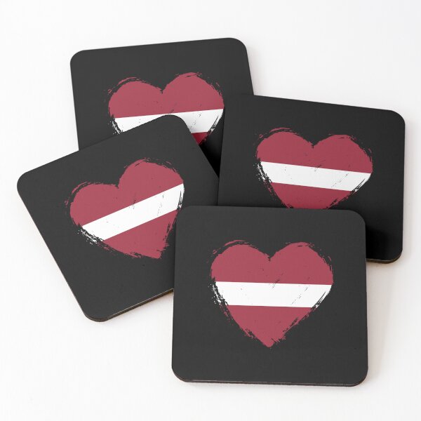 Item preview, Distressed Latvia Flag Heart LV designed and sold by shitpostee.