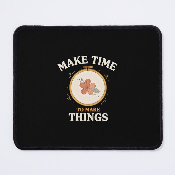 Item preview, Make Time To Make Things T Shirt, Needlepoint Shirt, Craft Lover Tee, Analog Hobby Gift designed and sold by Daily Mood Tees.