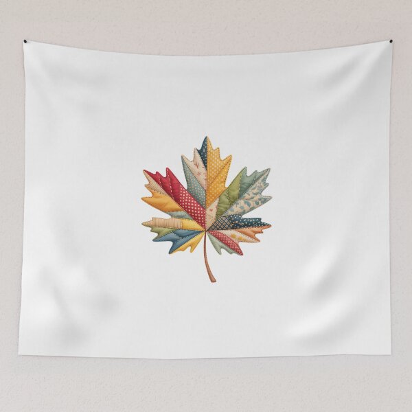 Item preview, Patchwork Maple Leaf  designed and sold by jkrphoto.