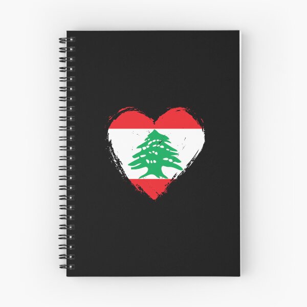 Artikelvorschau, Libanon-Flagge mit Herzmotiv (LB) entworfen und verkauft von shitpostee.