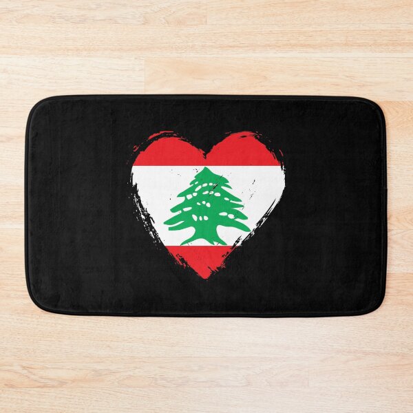 Item preview, Distressed Lebanon Flag Heart LB designed and sold by shitpostee.
