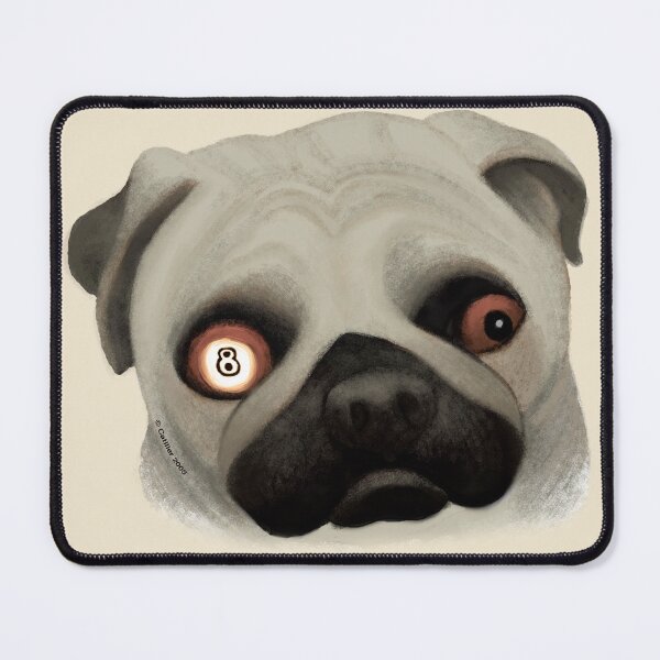 Item preview, Eightball Pool Pug designed and sold by artmuvz.
