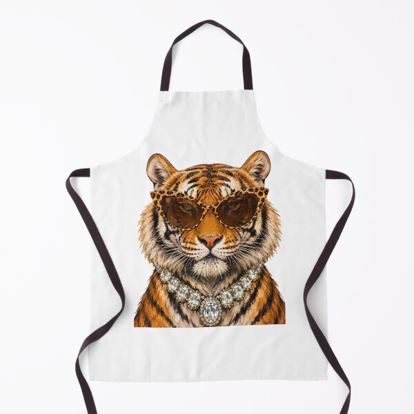 Item preview, Cool Tiger in Sunglasses Oil Painting designed and sold by BumbleBloom7.