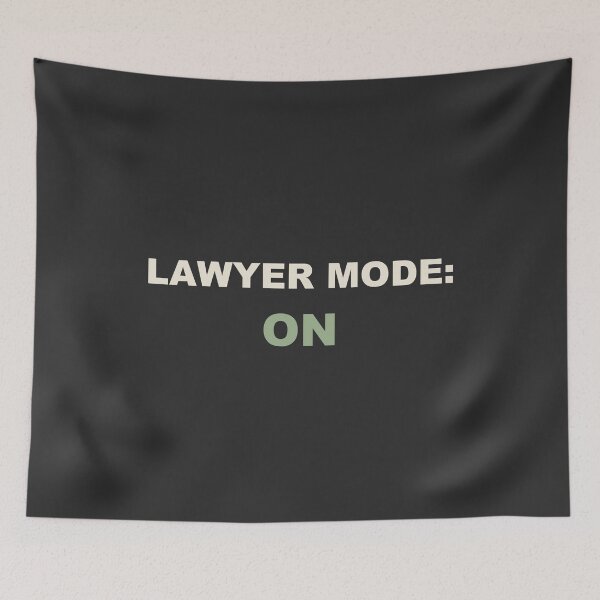 Item preview, Lawyer Mode: On - Lawyer designed and sold by RetroThreadWorks.