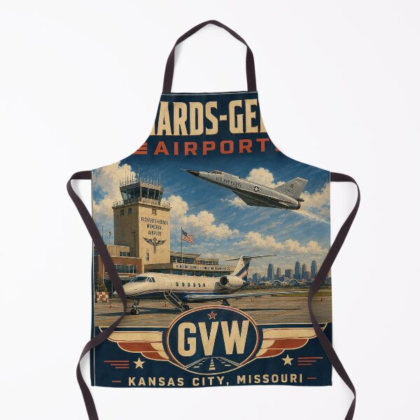 Item preview, Richards-Gebaur Airport GVW – Vintage Kansas City Aviation designed and sold by RetroAviation.