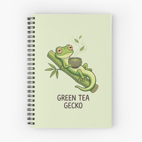Item preview, Green Tea Gecko Cute Relaxing Lizard Matcha Bowl designed and sold by Amir Faysal.