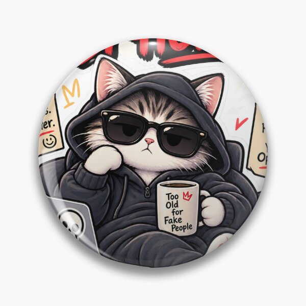 Item preview, Not Rude Just Honest – Funny Sarcastic Cat designed and sold by DESPOT07.