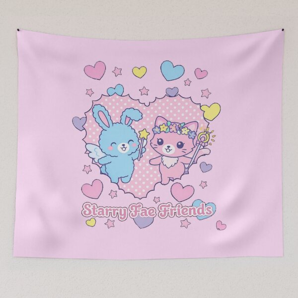 Item preview, Starry Fae Friends Cute Kawaii Magical Bunny And C designed and sold by Doce Caos Criativo.
