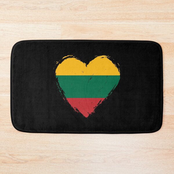 Item preview, Distressed Lithuania Flag Heart LT designed and sold by shitpostee.