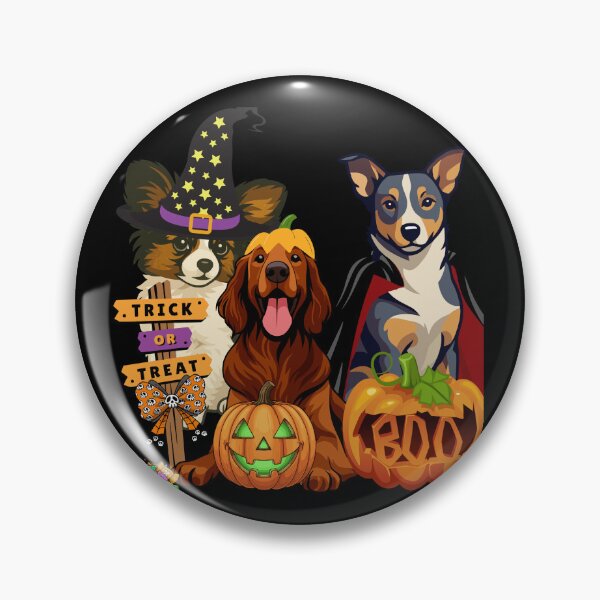 Item preview, Trick or Treat — Halloween Dog Illustration designed and sold by Charlie's Pop-Up.